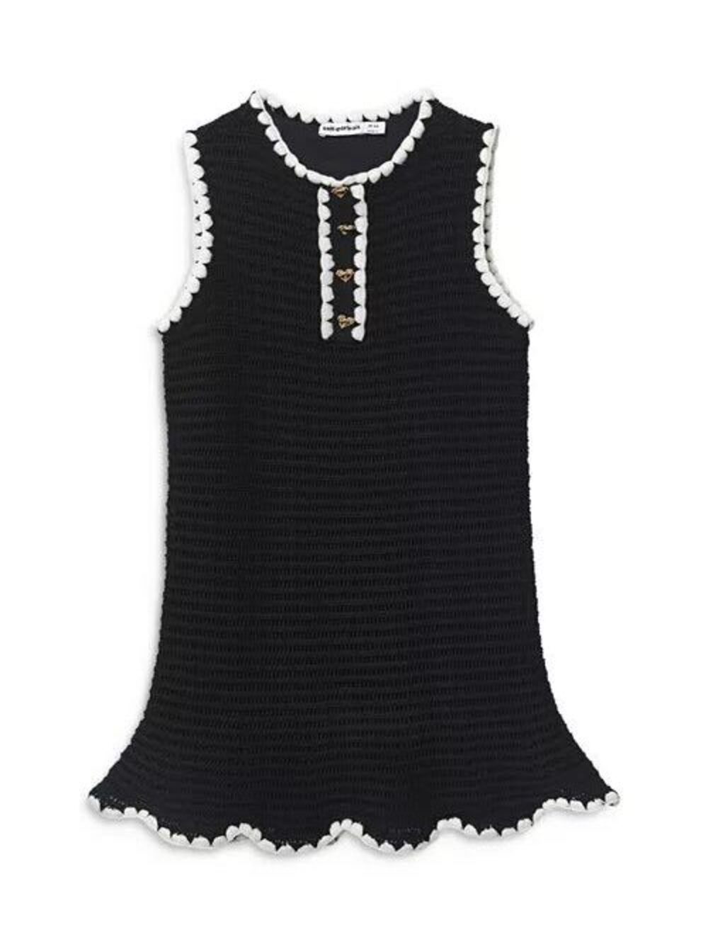Self Portrait Girls' Crocheted Mini Dress - Little Kid, Big Kid